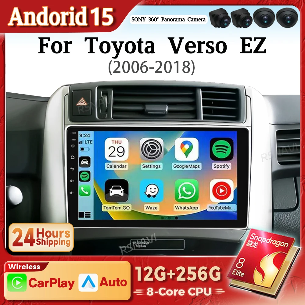 Toyota Verso Android Auto (2010-2016) Reproductor CarPlay BT