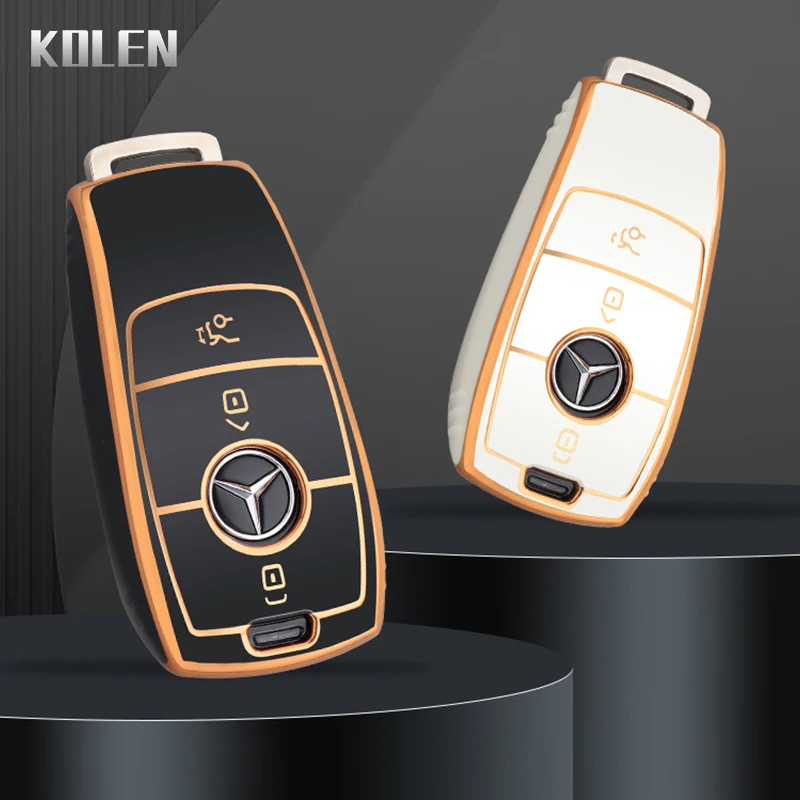 Funda TPU para llave Mercedes - compatible A/C/E/S/GLA/GLC/CLS/GLS