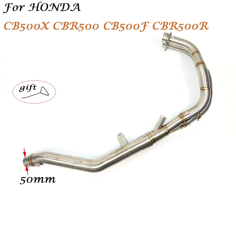 Tubo enlace de escape sin silenciador Honda CB500 2013-2019