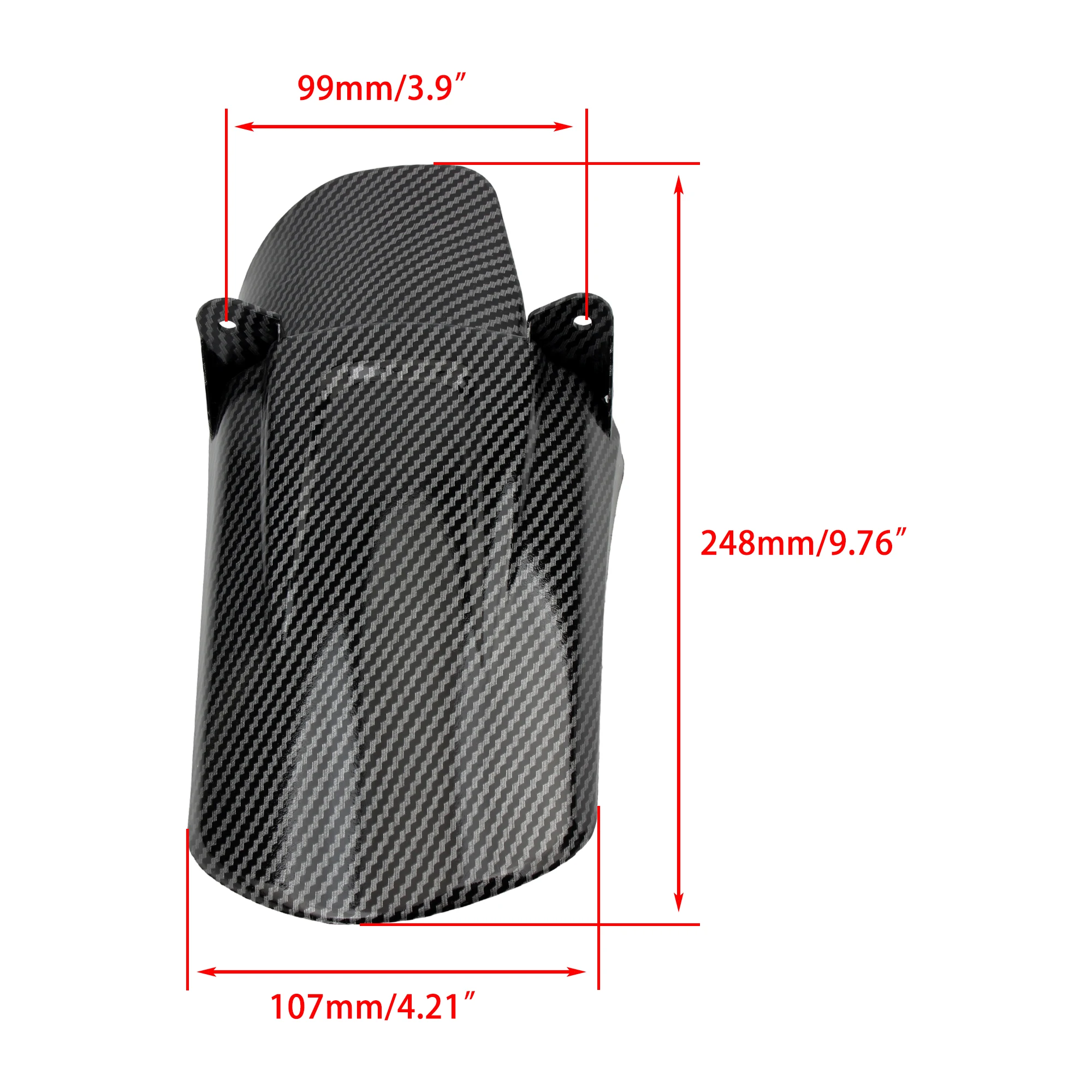 Guardabarros trasero Surron Light Bee S X fibra de carbono – enduro - imagen 2