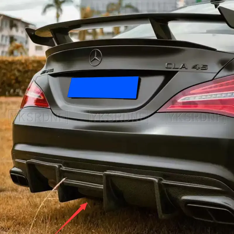 Difusor trasero fibra carbono Mercedes CLA W117 2013-2019 - imagen 2