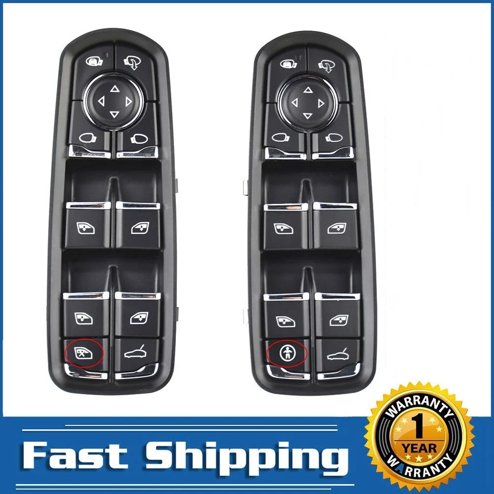 Interruptor elevalunas pasajero Porsche Cayenne Panamera Macan