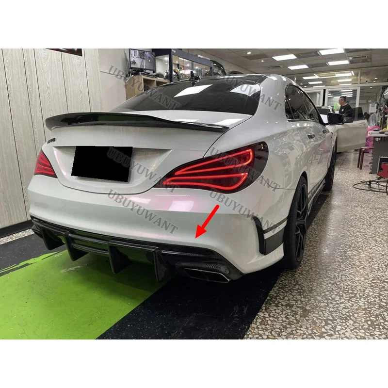 Difusor trasero de fibra de carbono para Mercedes-Benz CLA W117 - imagen 4