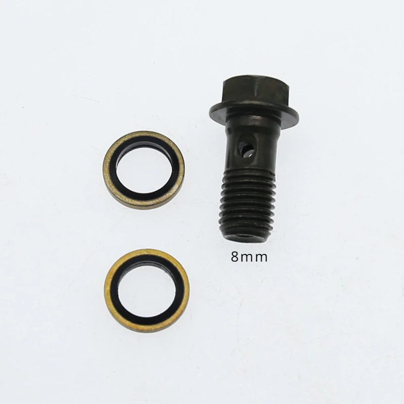 M10 * 1,25*22 M10 * 1,25*32 cilindro maestro de freno manguera de aceite tornillo perno motocicleta tubo Universal tornillos pernos M10 * 1,25 - imagen 5