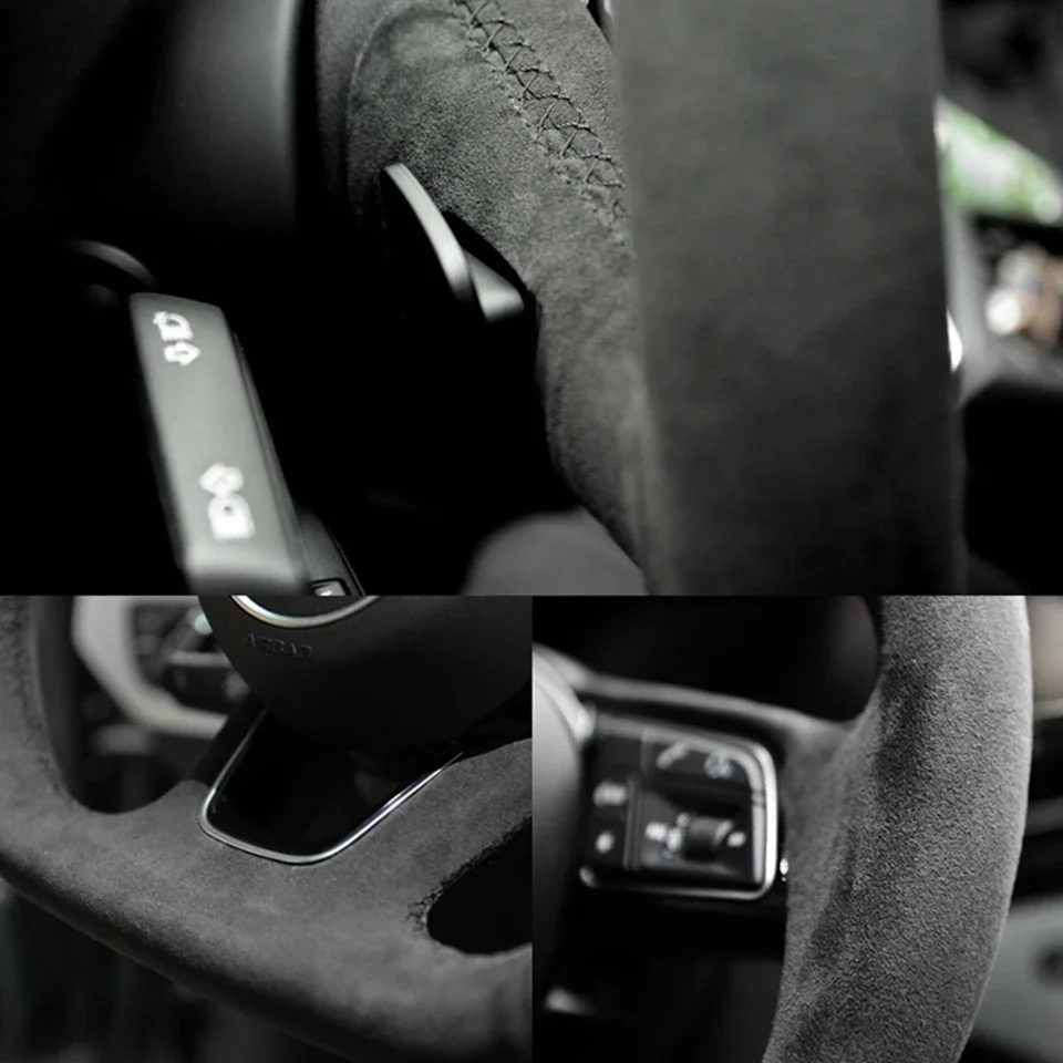 Envoltura de volante en gamuza para modelos Audi