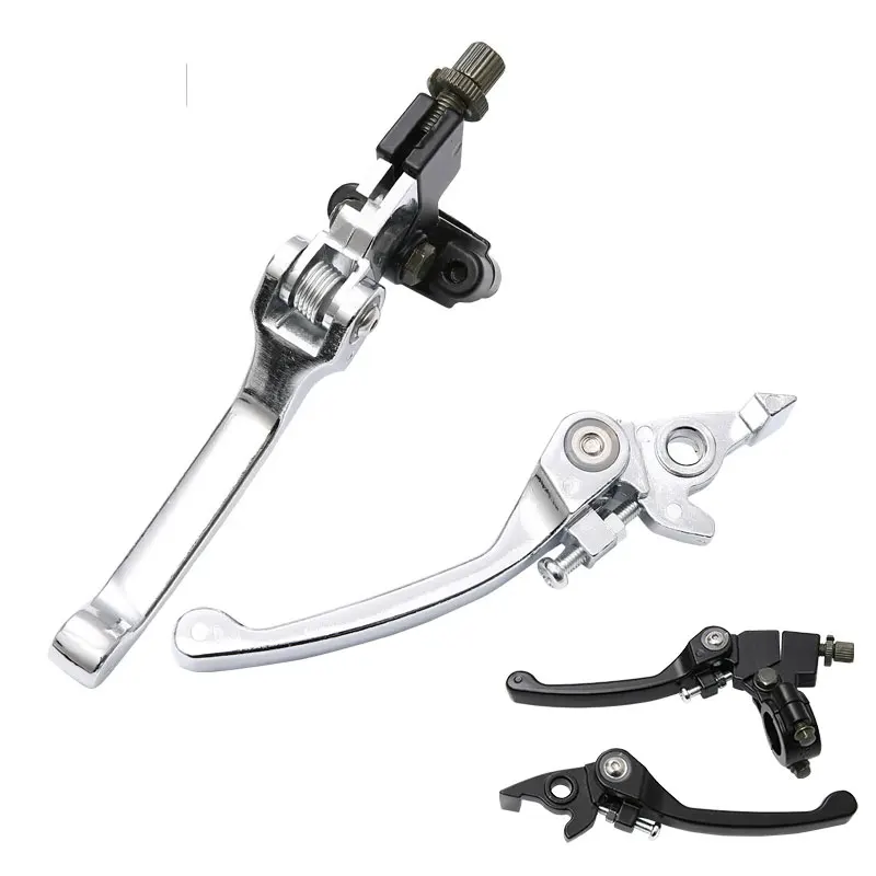 Manija de palanca de embrague de aleación de aluminio izquierda para motocicleta, adecuada para HONDA KTM, YAMAHA, KAWASAKI, SUZUKI, KAYO, Pit Bike, ATV, 22mm, 7/8 pulgadas