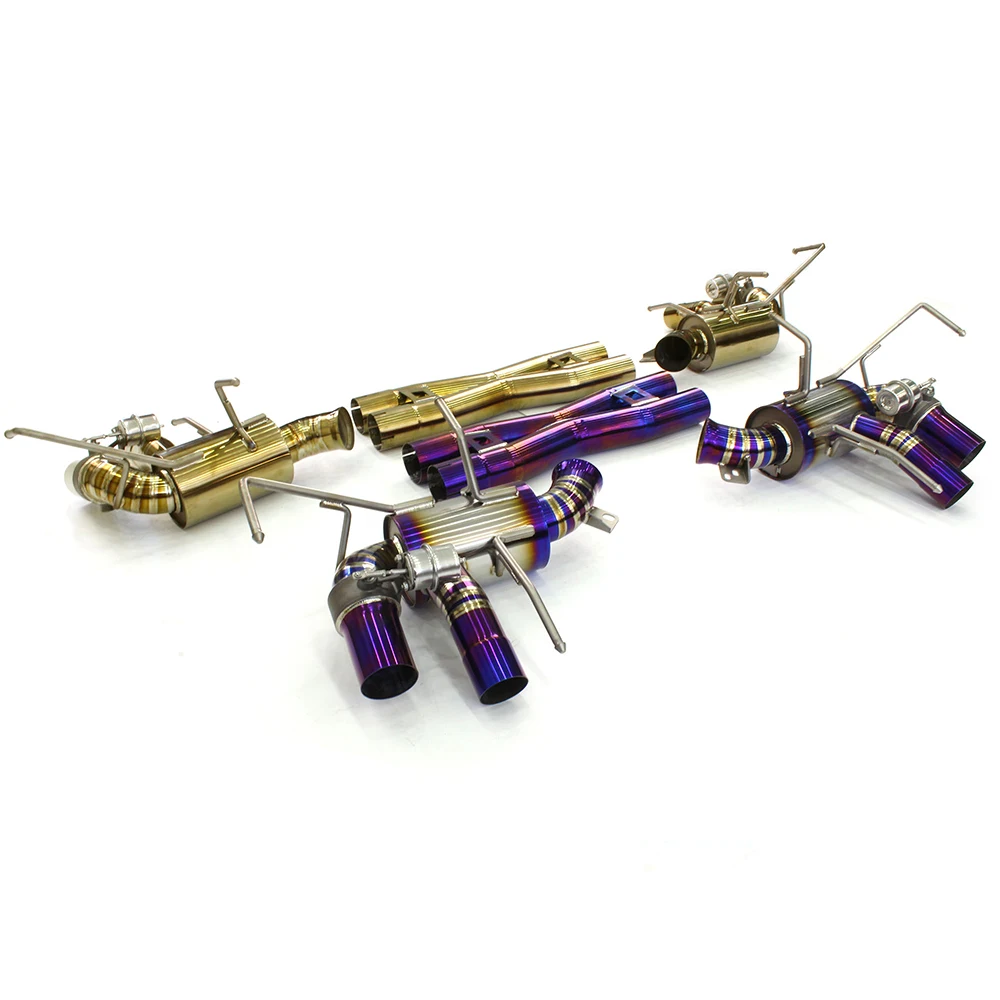 Tubo de escape Catback de aleación de titanio Deleville para Ferrari F12 Berlinetta 6,3, tubos de escape modelo de Escape de acero inoxidable - imagen 4