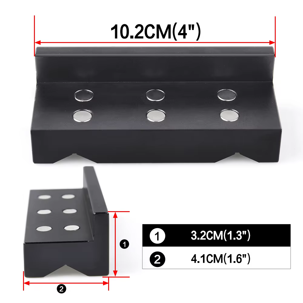 Mordazas protectoras magnéticas de aluminio para tornillo de banco - imagen 4