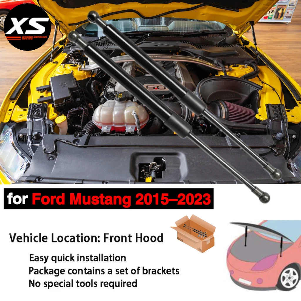 Amortiguadores de gas para capó Ford Mustang S550 2015-2023