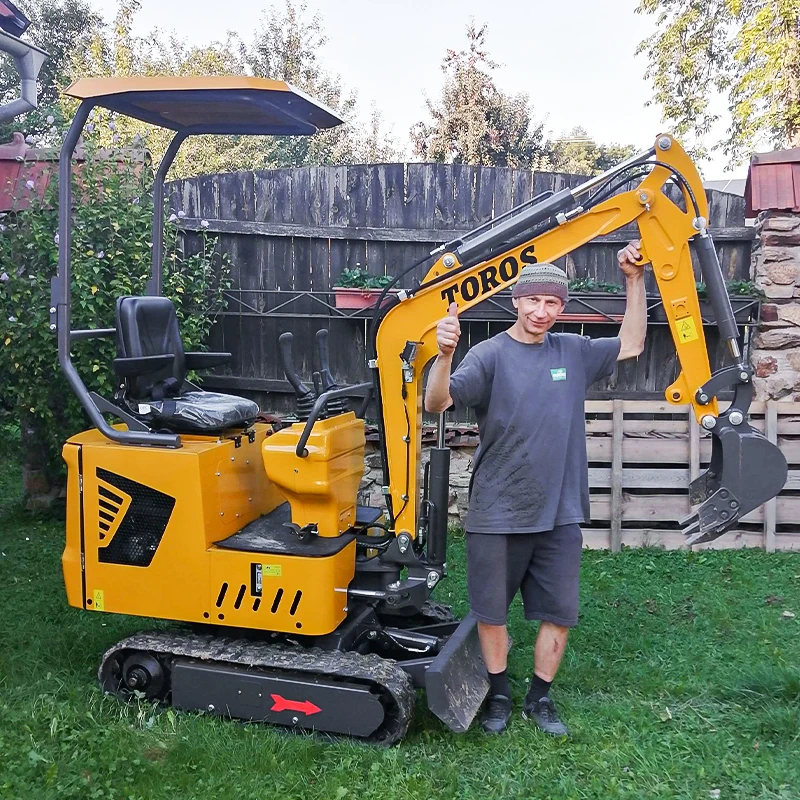 Mini excavadora sobre orugas CE EPA para construcción - imagen 2