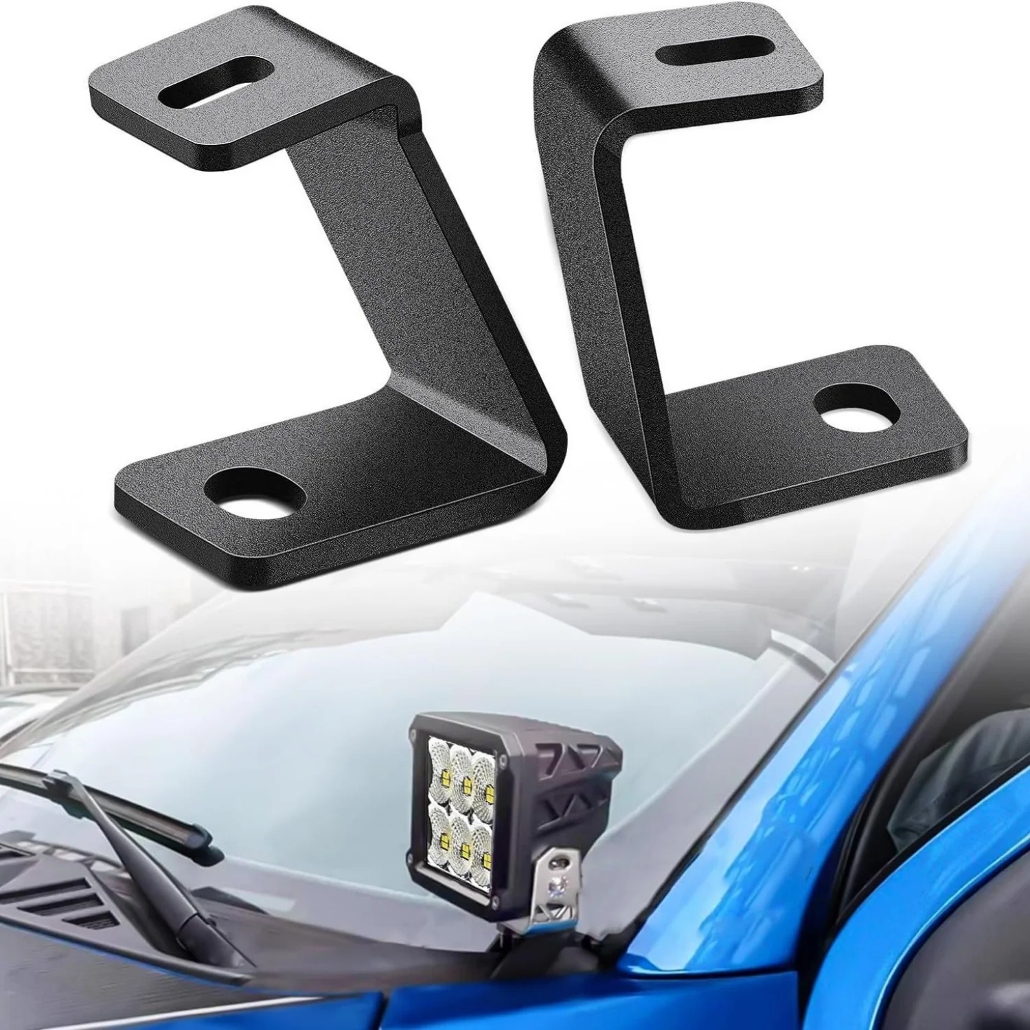Soportes de luz LED para capó – Ford F-150/SVT Raptor 2015+