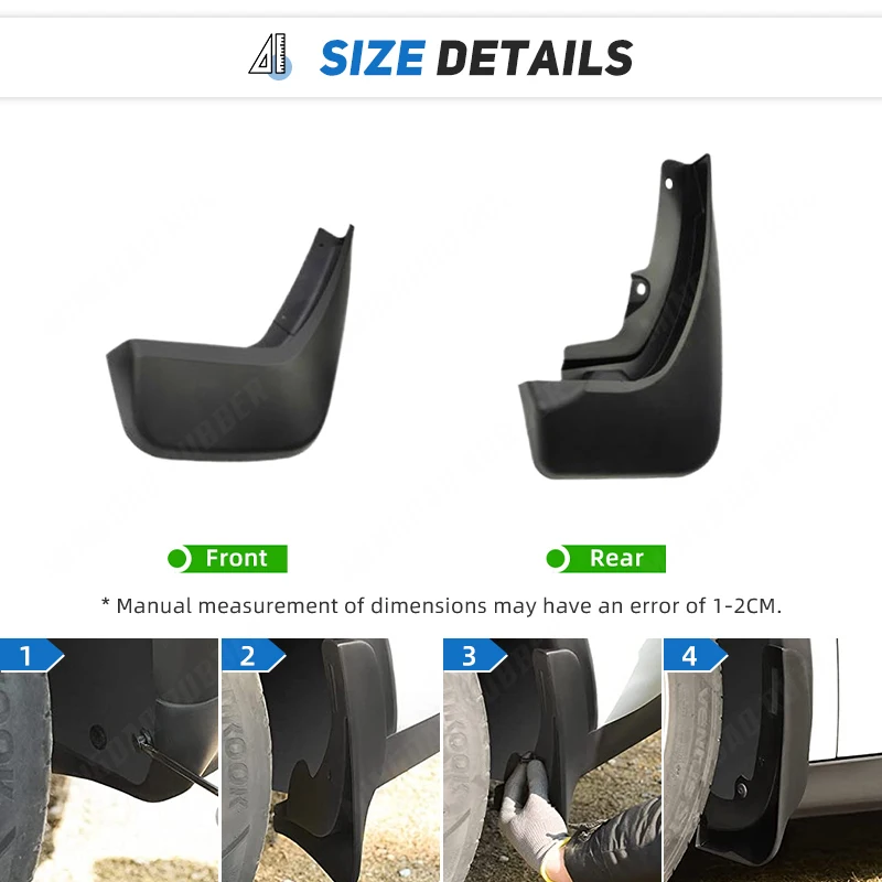 Guardabarros delantero y trasero Land Rover Discovery 5 2021-2023 - imagen 3