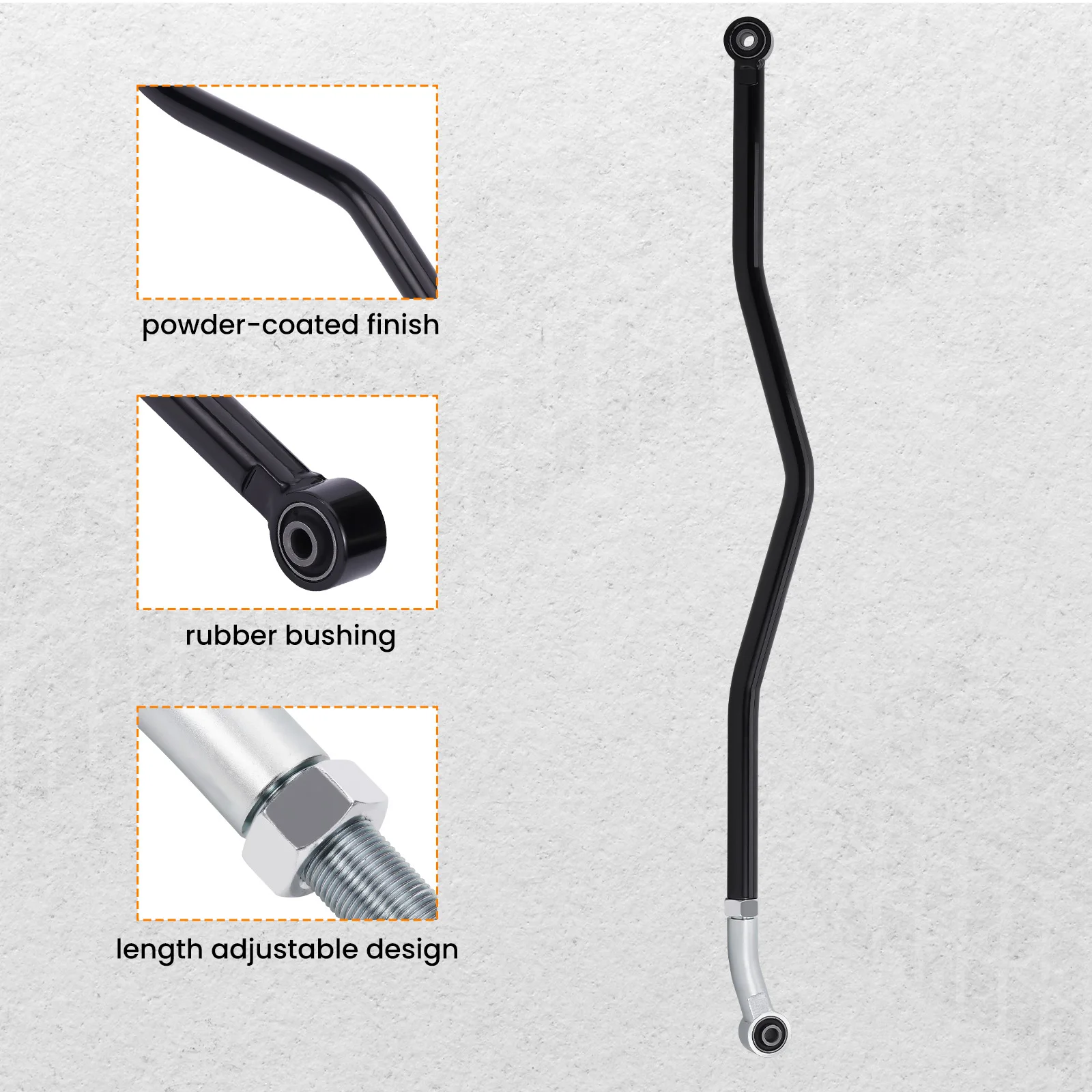 Barra de suspensión trasera ajustable Jeep Wrangler JK 2007-2018 - imagen 2