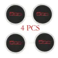 4PCS Silver-Red