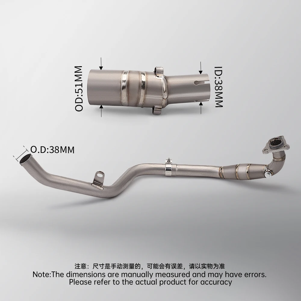 Tubo de conexión medio escape para moto modelo X-ADV 750 2017-2023 - imagen 4