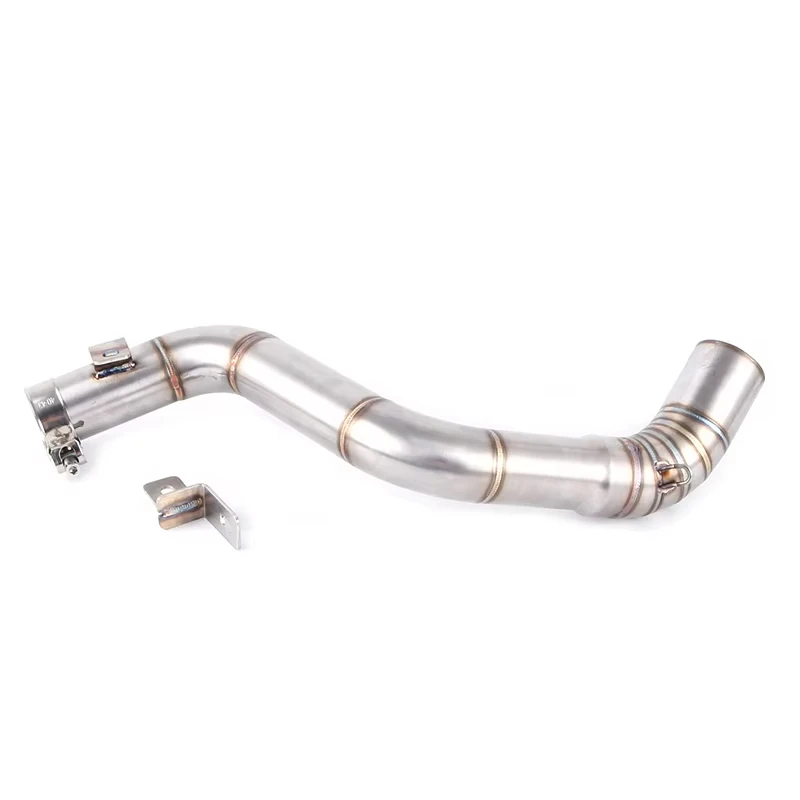 Para KTM Duke 125 250 390 2013 2014 2015 2016 sistema de escape completo para motocicleta ventilación tubo medio enlace conectar accesorios de Motor - imagen 2
