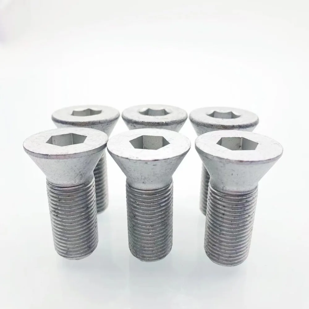Tornillo hexagonal de cabeza corta, detalle del diseño