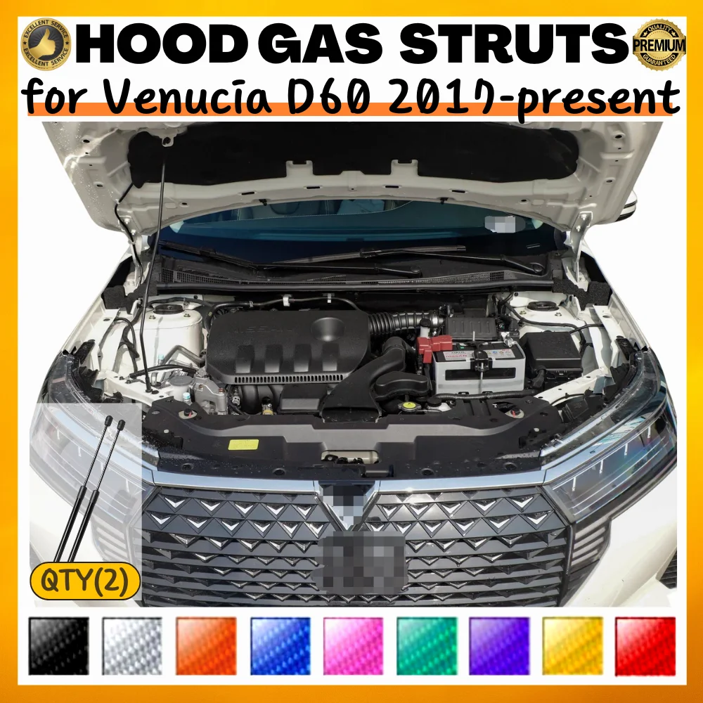 Puntal capó Venucia D60 2017-resorte gas