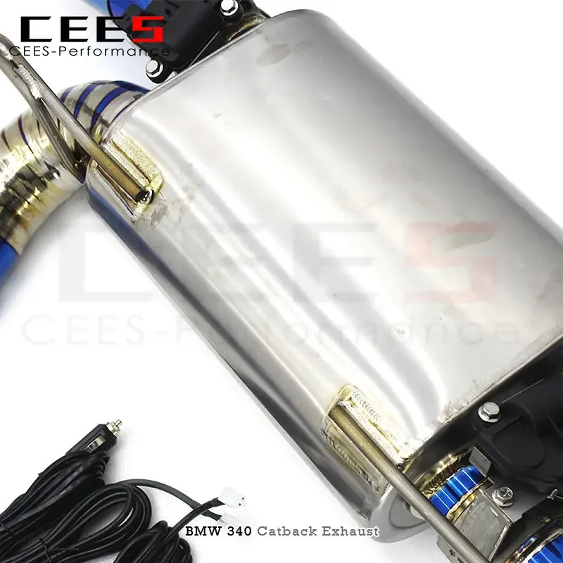 Escape Catback Cees con válvula de control para BMW 340i 3.0T (2016-2023) - imagen 3