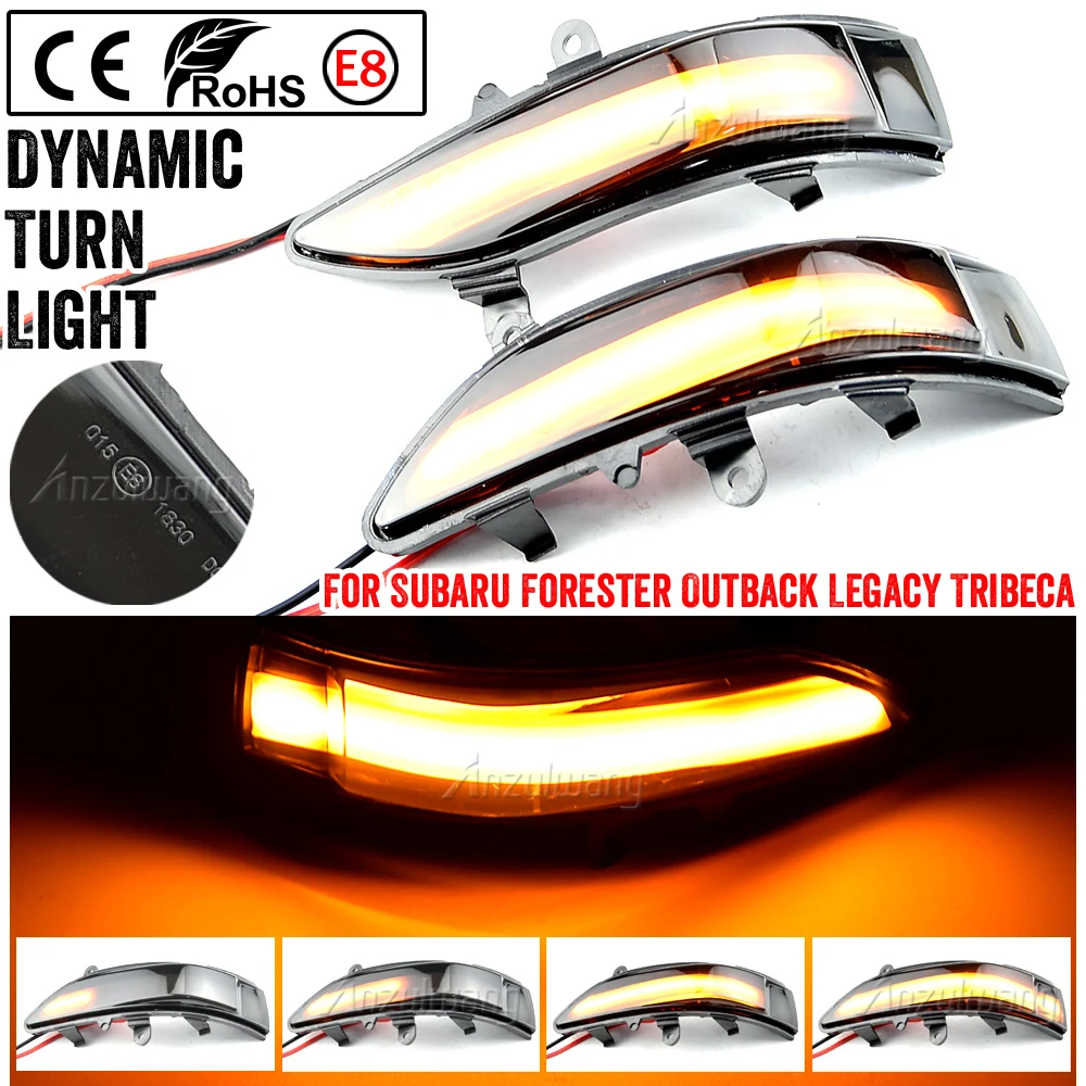 Intermitente LED dinámico retrovisor Subaru Forester Outback Legacy - imagen 3