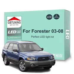Bombillas LED Canbus interior Subaru Forester SG 2003-2008