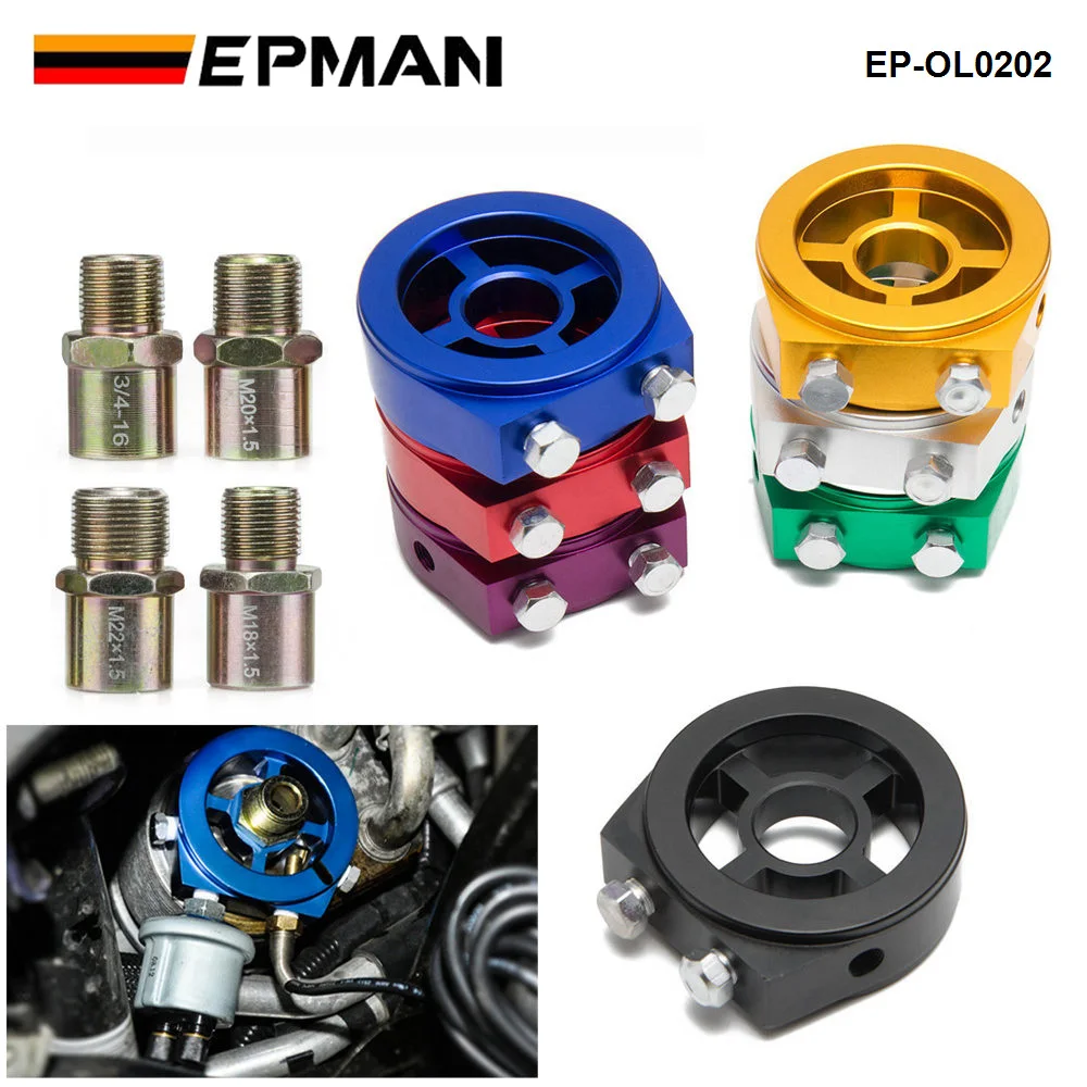 EPMAN EP-OL0202 Adaptador sándwich universal para enfriador de aceite - imagen 4