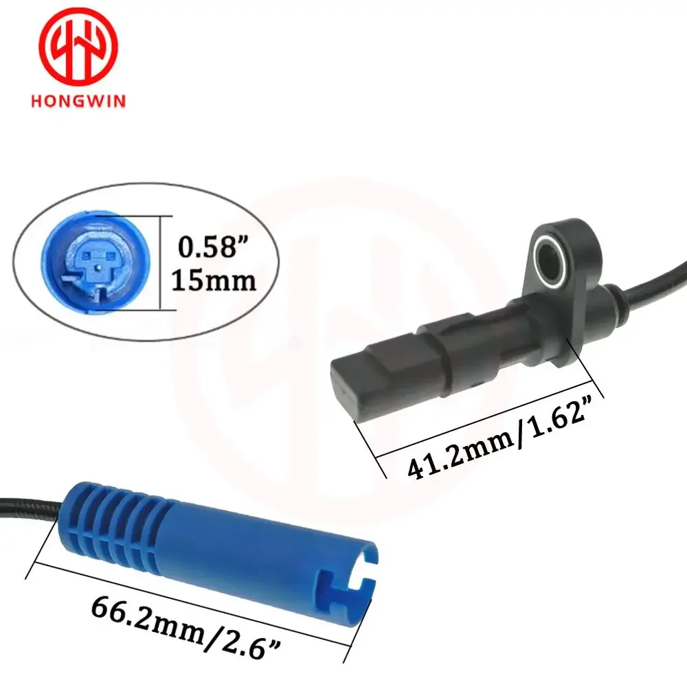 Detalle del sensor de velocidad de rueda ABS