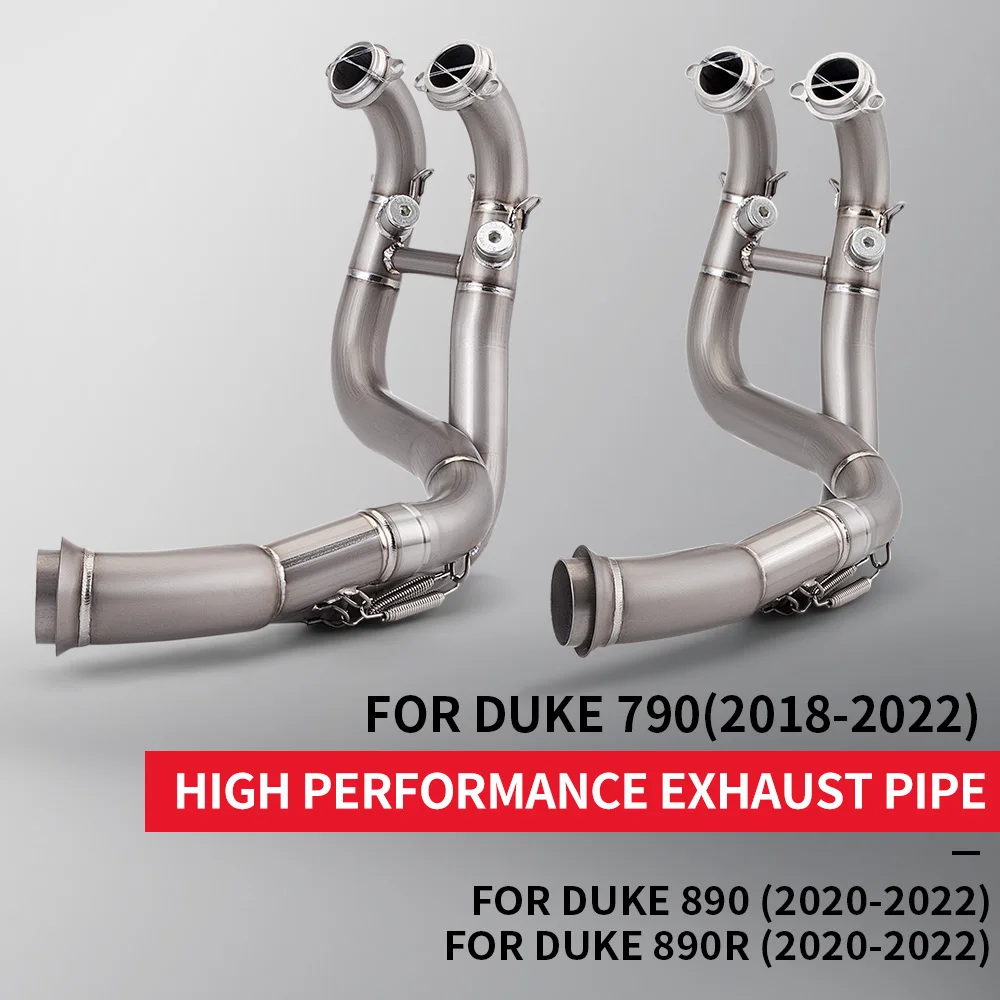 Tubo de conexión del escape de titanio para KTM Duke 790/890 R - imagen 2