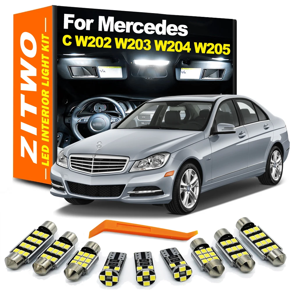 Kit luces interiores LED Mercedes Benz Clase C W202 W203 W204