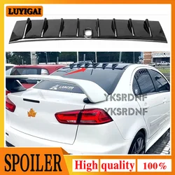 Para Mitsubishi Lancer EX alerón de techo 2009 10 11 12 13 14 15 2016 Material plástico PP alerón de techo de ventana trasera de coche sin pintar