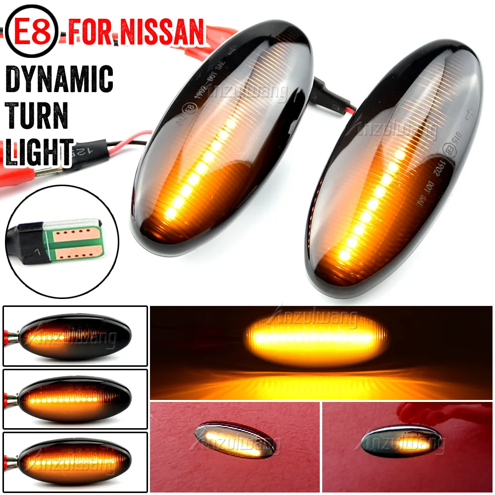 Intermitente LED dinámico lateral Nissan Navara D22 1998-2005