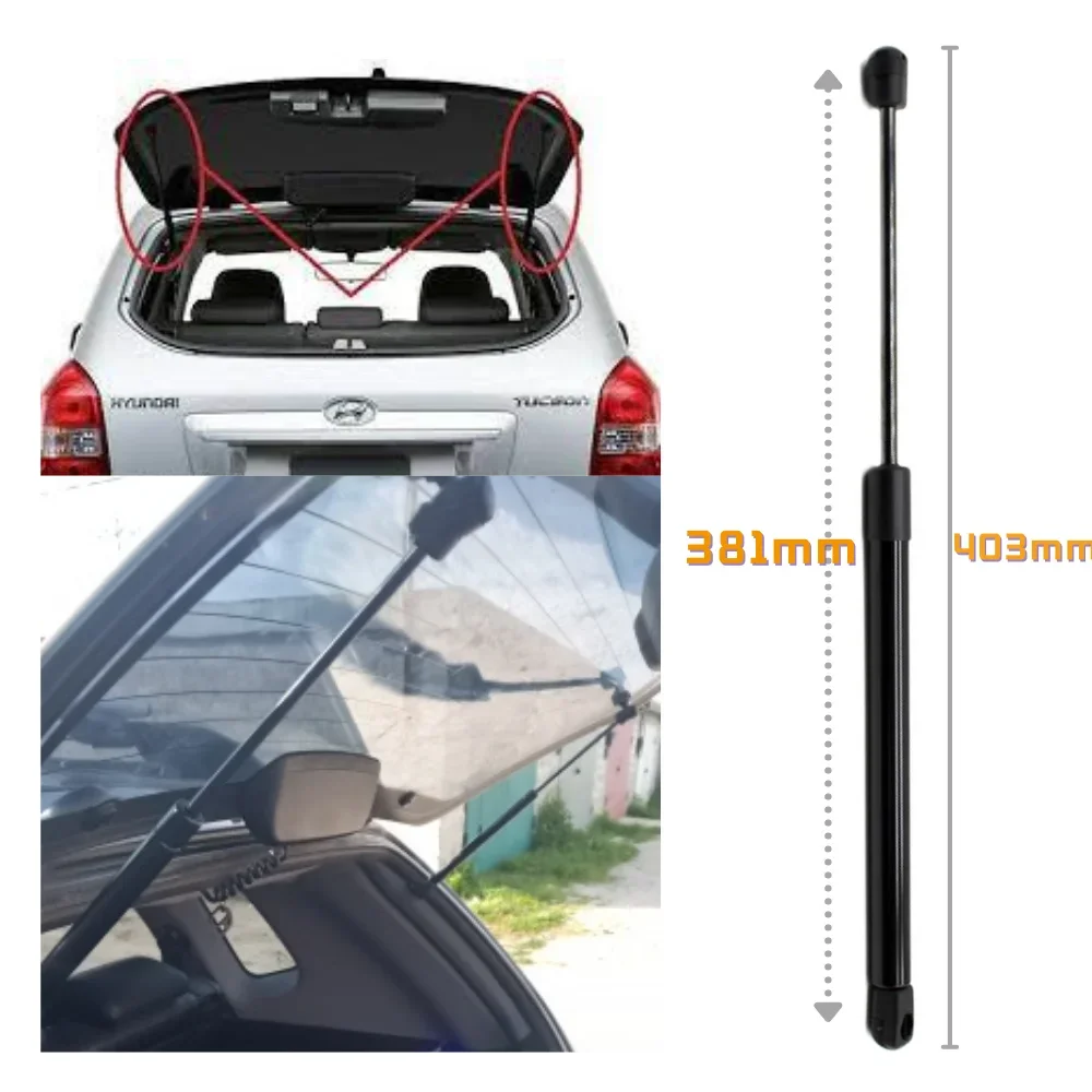 Amortiguadores luna trasera Hyundai Tucson JM 2005-2012 - imagen 2