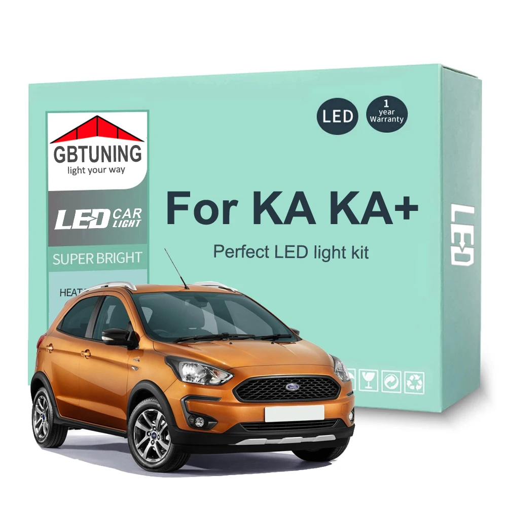 Kit bombillas LED interior sin error para Ford Ka MK1-MK3