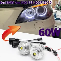 Ojos de ángel LED 6000K BMW Serie 5 E60/E61 LCI halógeno 2007-2010