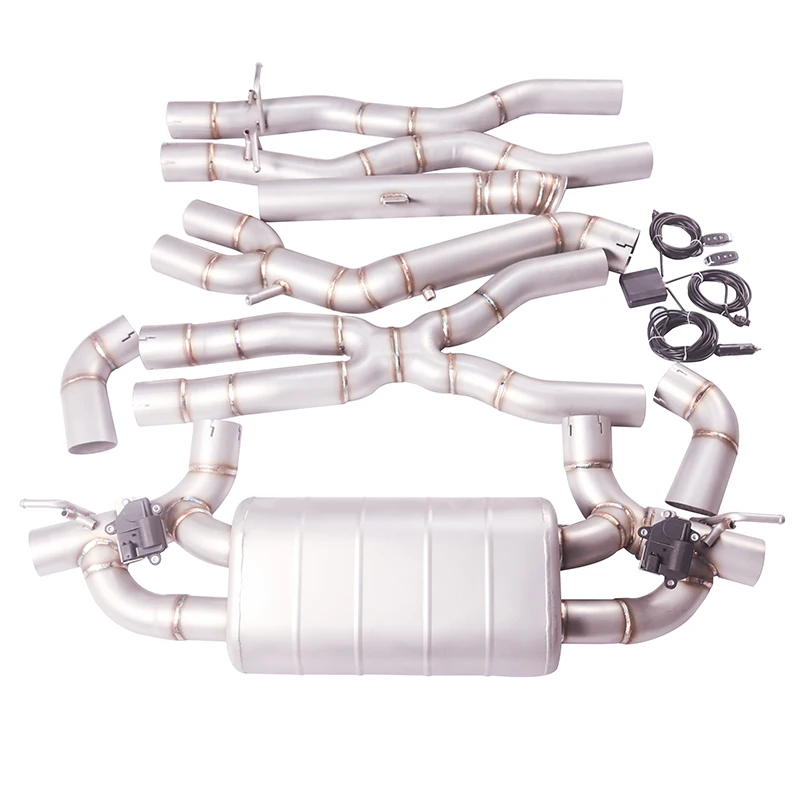 【Producto personalizado】 Para 2019-2024 BMW M840 G14 G15 G16 B58 Catback 304 silenciador de sistema de escape ajustable de acero inoxidable - imagen 5