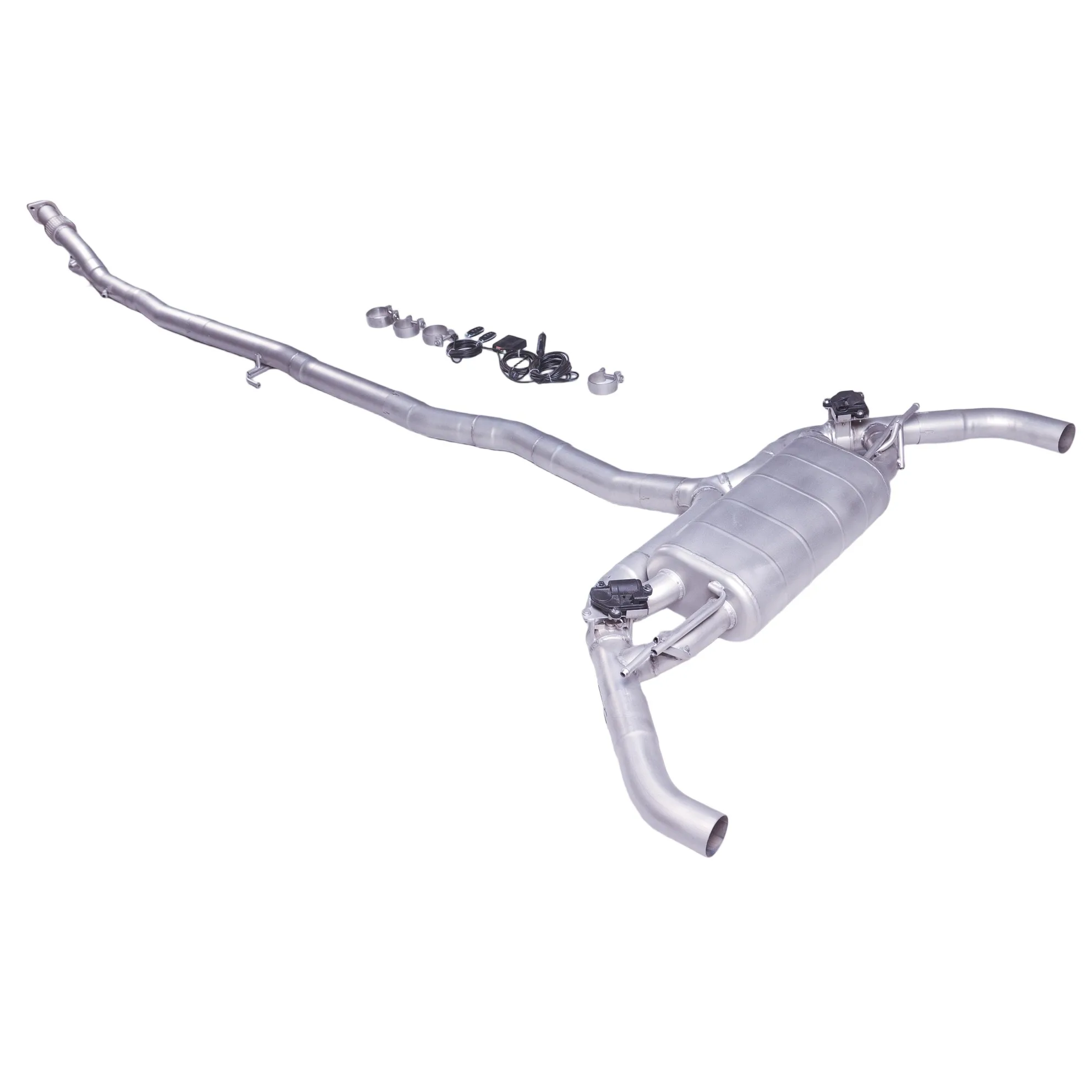Escape catback GFC con válvula eléctrica – AMG A35 A45 2.0T inox - imagen 3