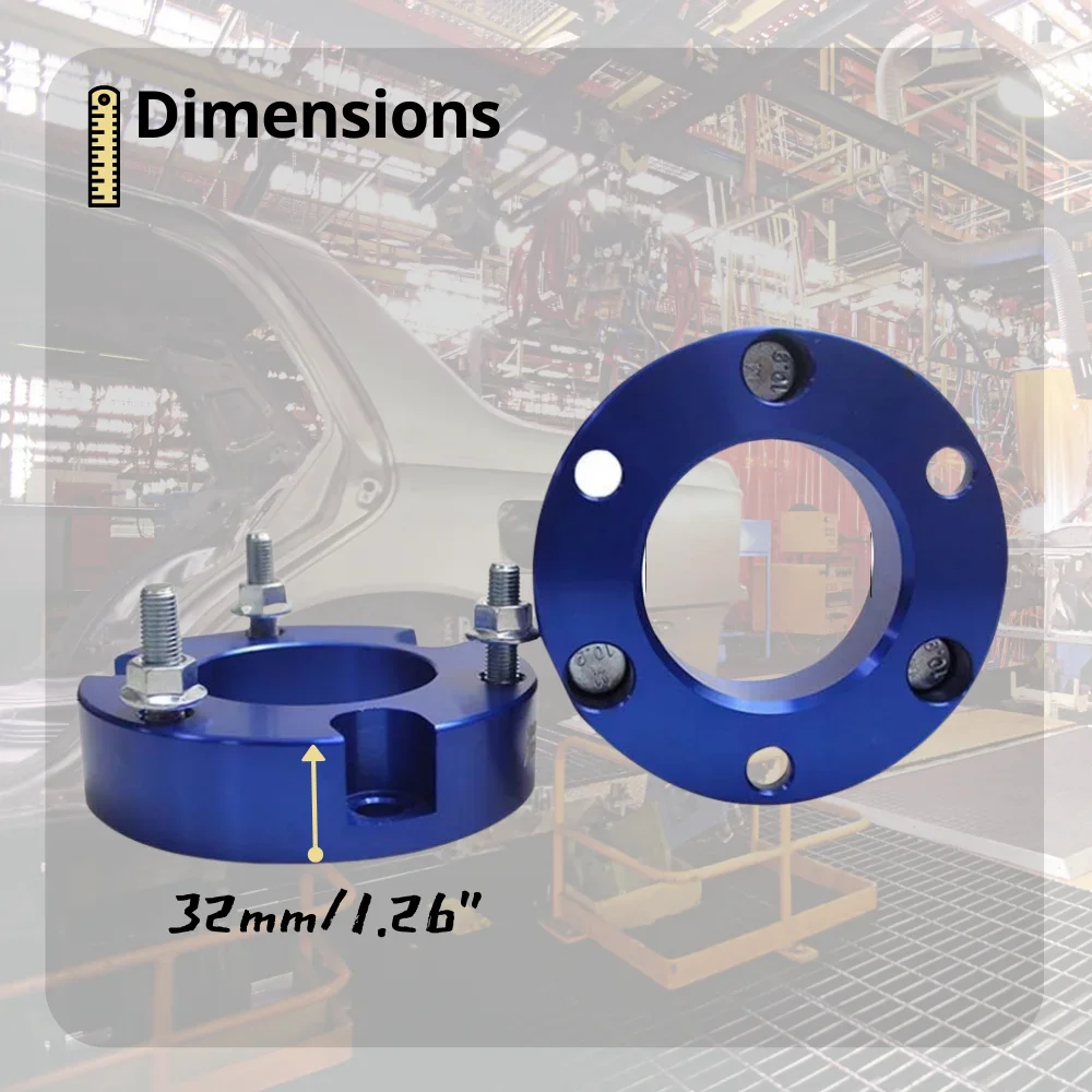 Kits de elevación de nivelación frontal para Dodge Ram 4WD 2009-2019, espaciadores de elevación, resorte de puntal de bobina, amortiguadores, elevación de resorte - imagen 2