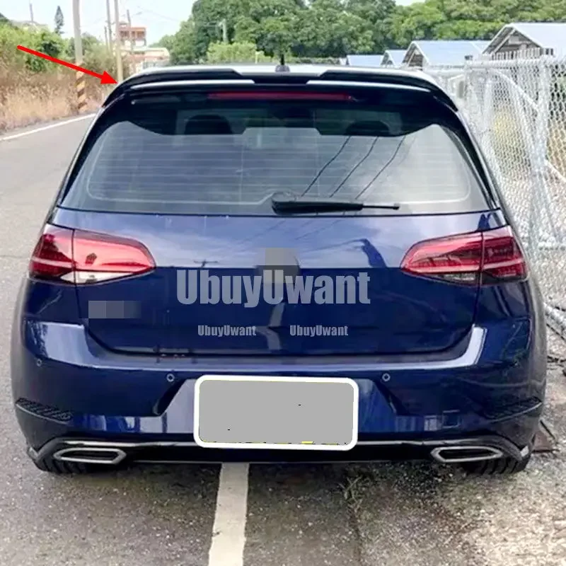 Alerón trasero estilo V ABS negro brillante para VW Golf 7/7.5 - imagen 2