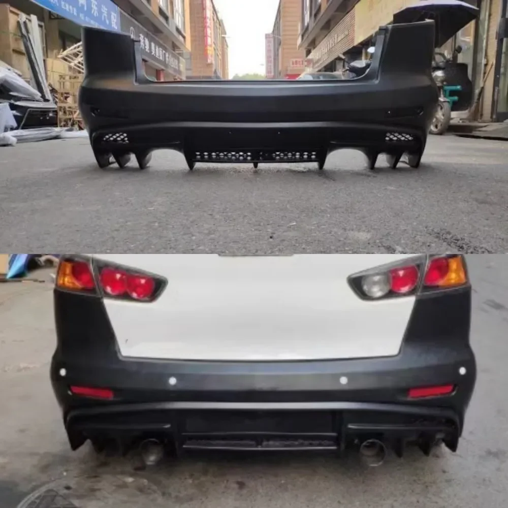 Kit de carrocería de parachoques trasero para Mitsubishi Lancer-ex, accesorios para automóviles de nuevo estilo modificados