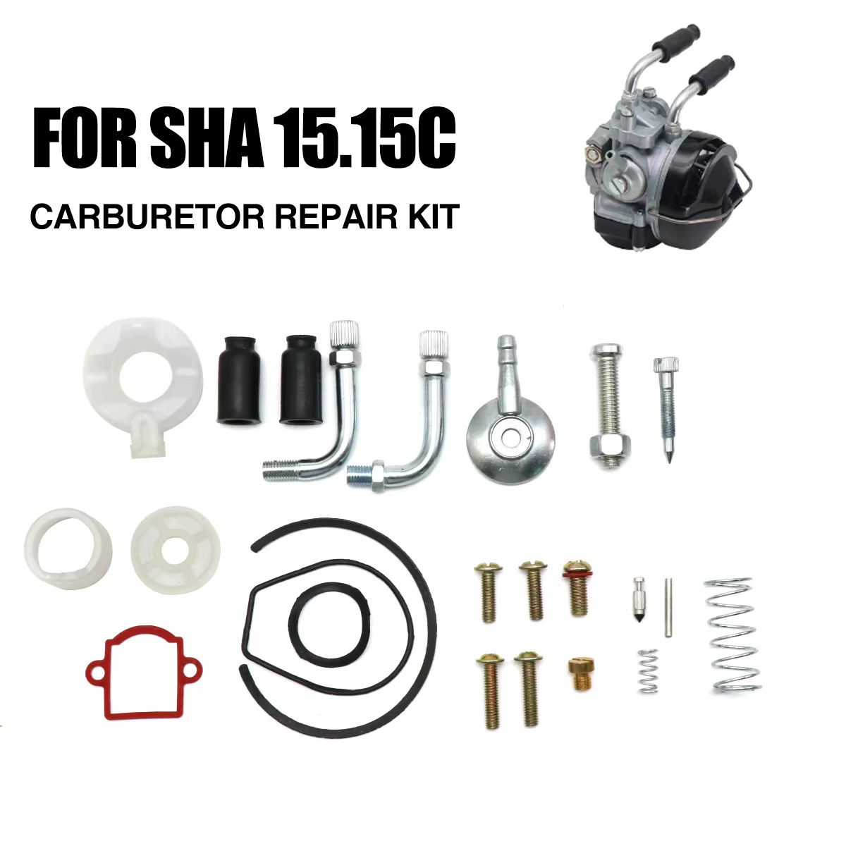 Kit de reparación de carburador Dellorto SHA 15,15