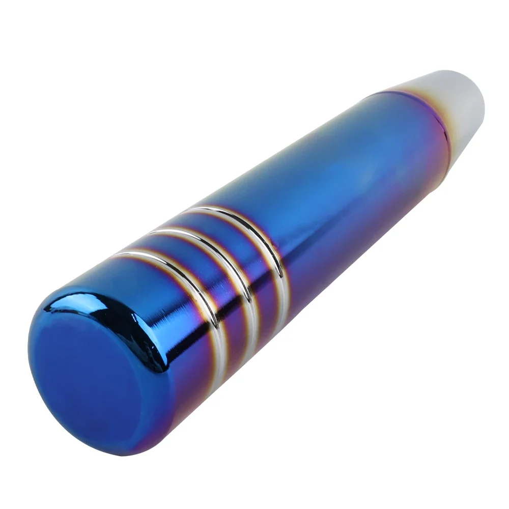 Pomo de palanca de cambios universal de aluminio azul quemado - imagen 5