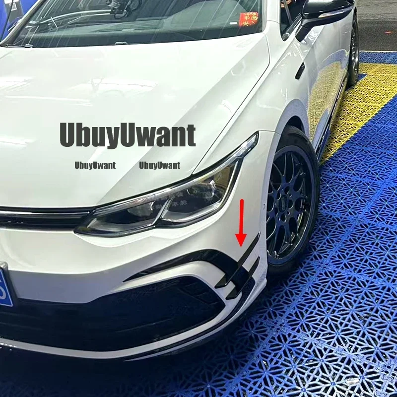 Kit carrocería Golf 8 GTI MK8 – canard y divisor aerodinámico negro brillante - imagen 2