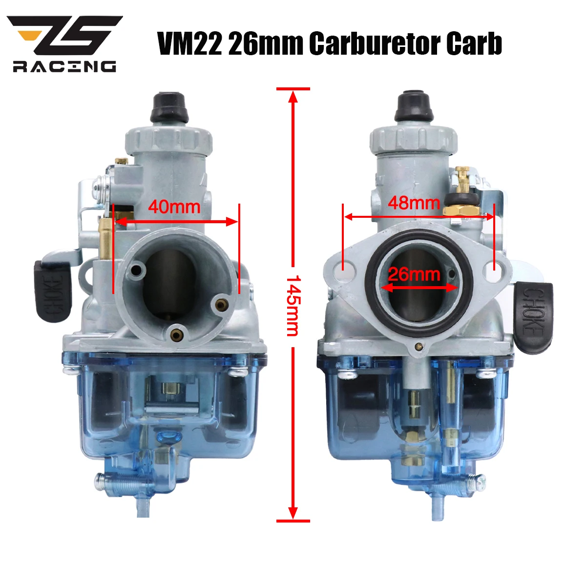 Carburador ZS Racing VM22 para Predator