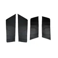 4pcs Black-red