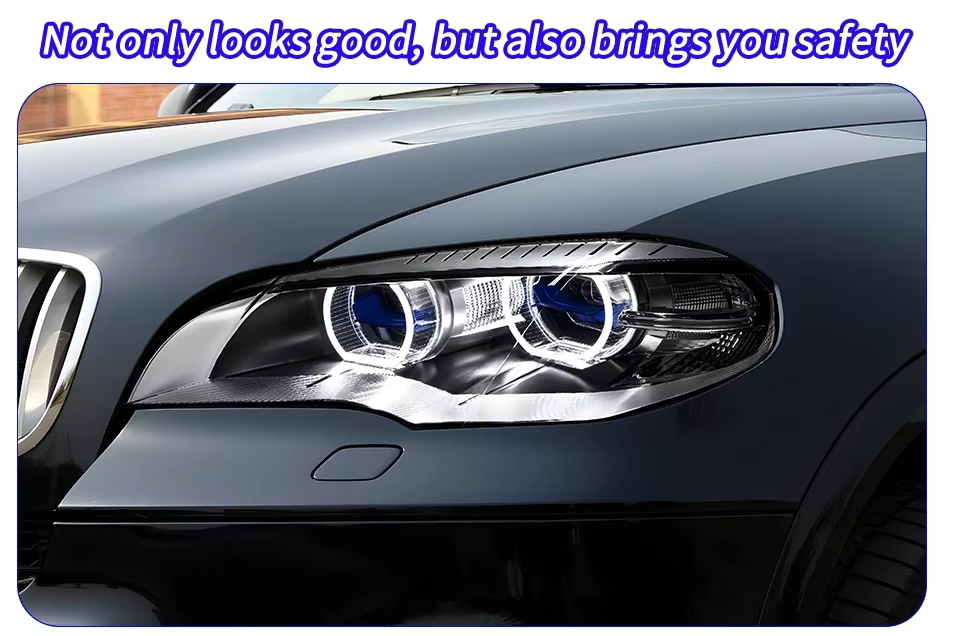 Faros BMW X5 E70 vista frontal