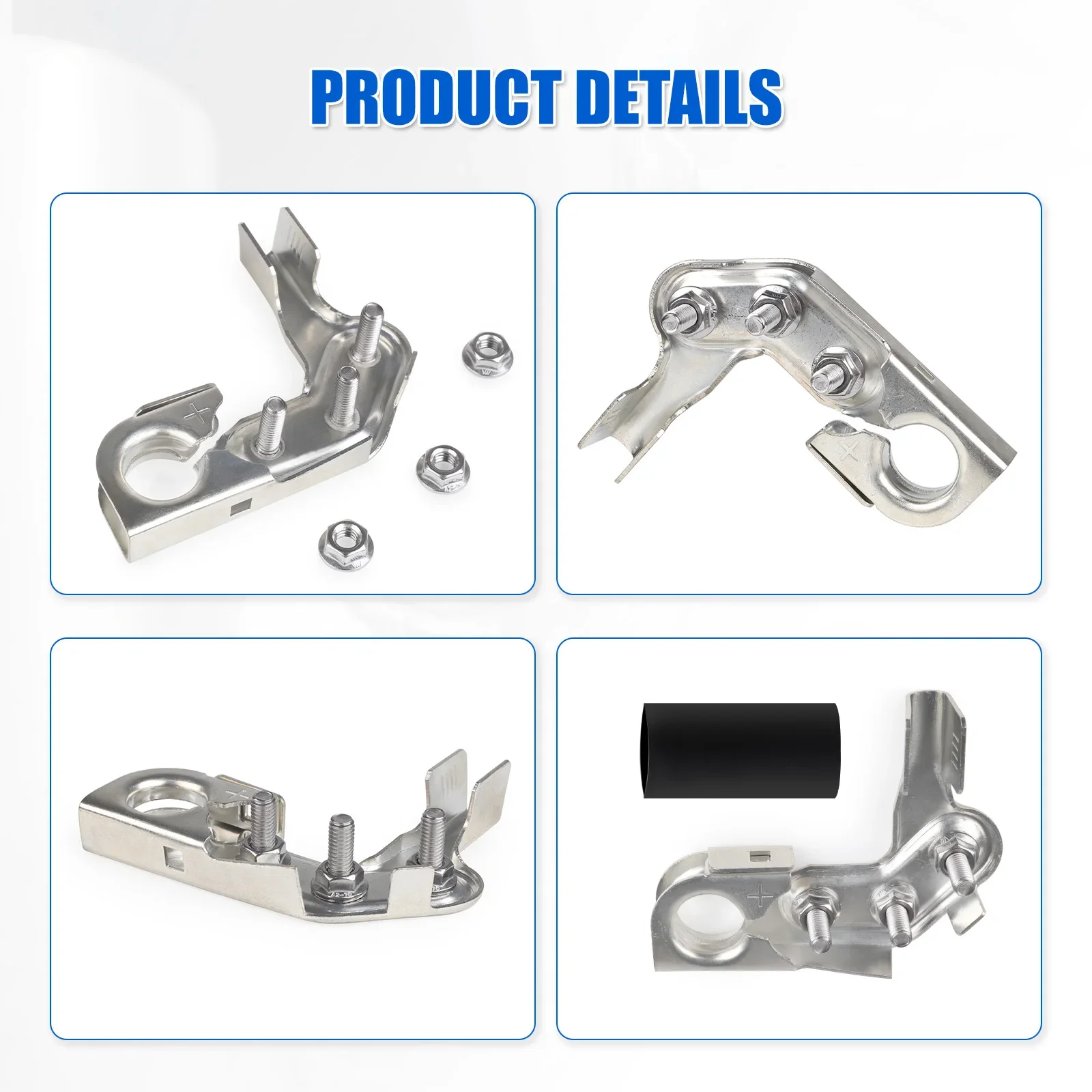 926-603 BT4Z-14450-SD con 3 postes auxiliares M6 juego de terminales de batería positiva para Ford Chevy Dodge Super Duty F-250 F-350 F-450