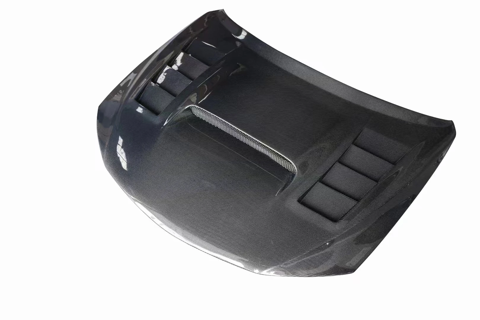 Capó motor estilo V Subaru Impreza WRX STI fibra de carbono - imagen 5