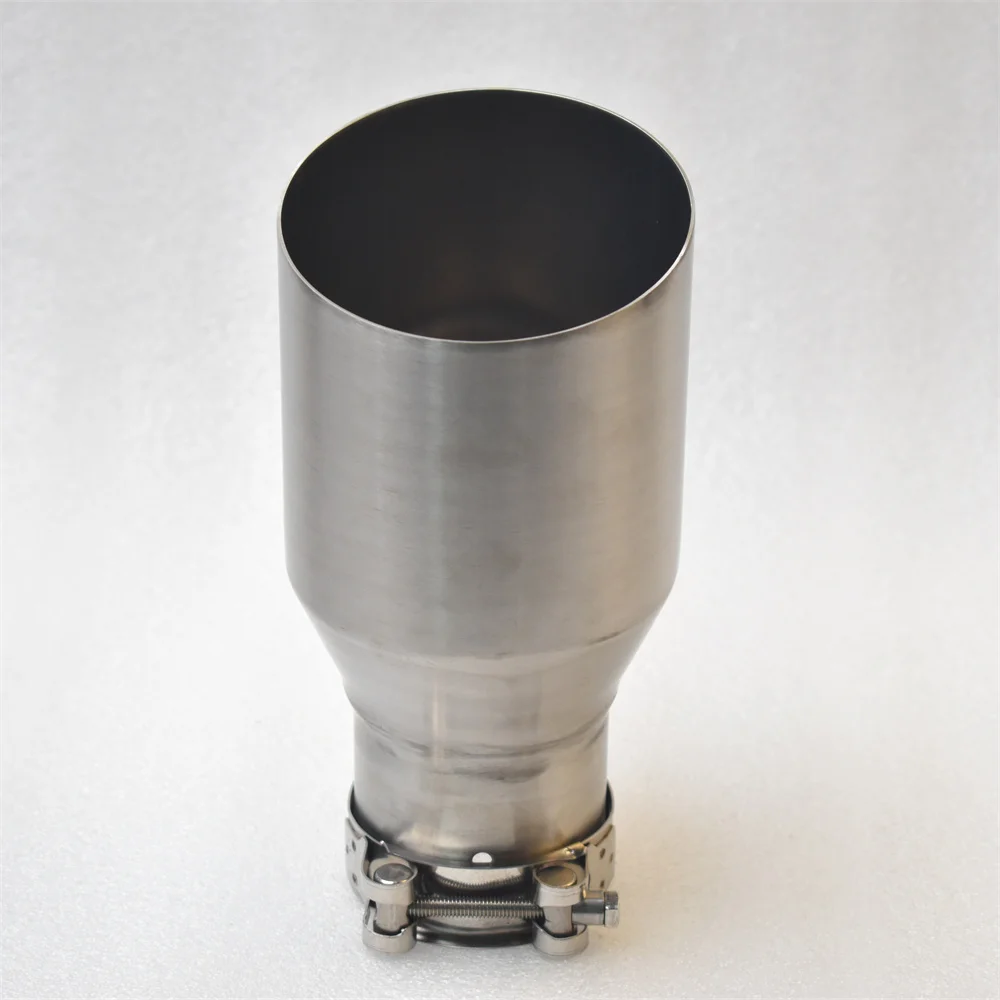 Embellecedor de Escape Universal Acero Inoxidable 304 Acabado Mate Cepillado - imagen 3