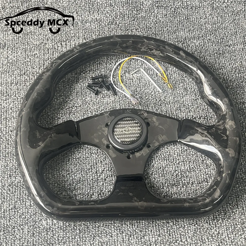 Volante de fibra de carbono artesanal para competición - imagen 5