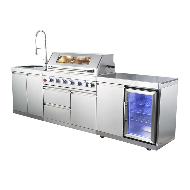 Gabinete cocina exterior acero inoxidable 304 jardín - imagen 2